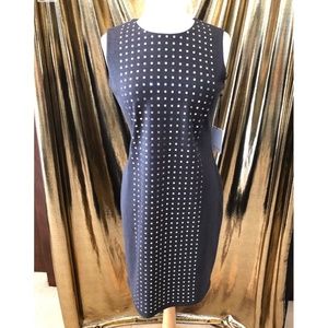 Calvin Klein Gray Sheath Dress Size 8